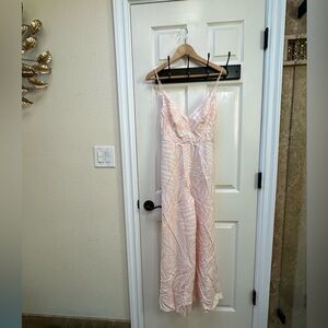 FINDERS KEEPERS KNOX JUMPSUIT, Pink Print, New, Size 6 (M)
